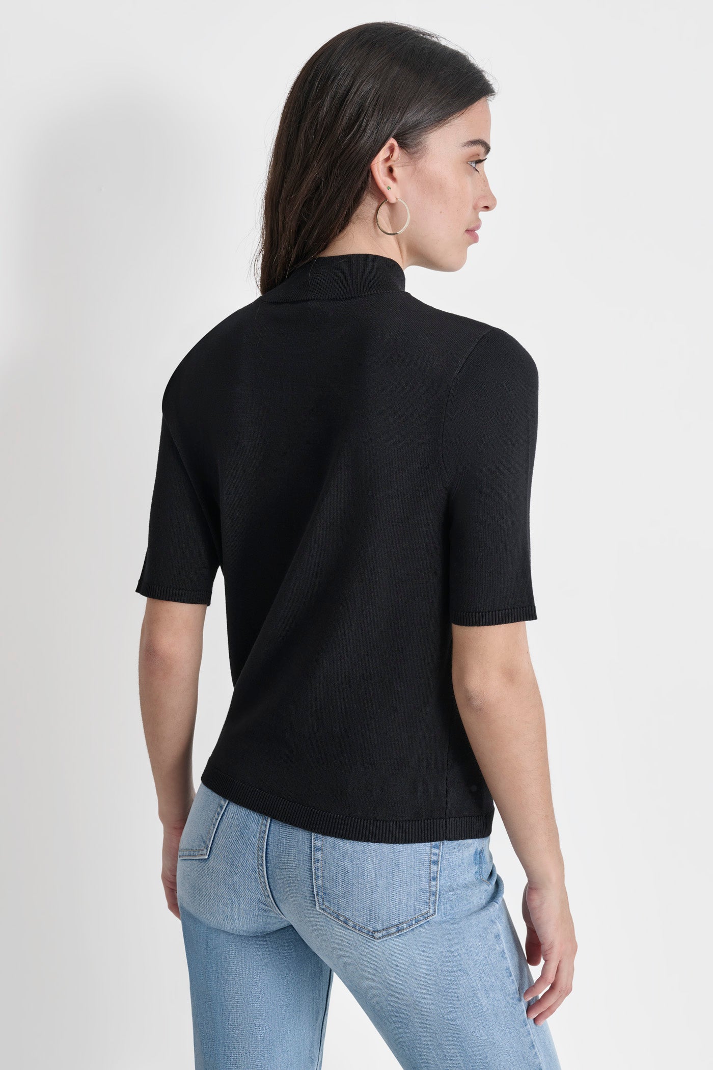 Dkny black sweater best sale