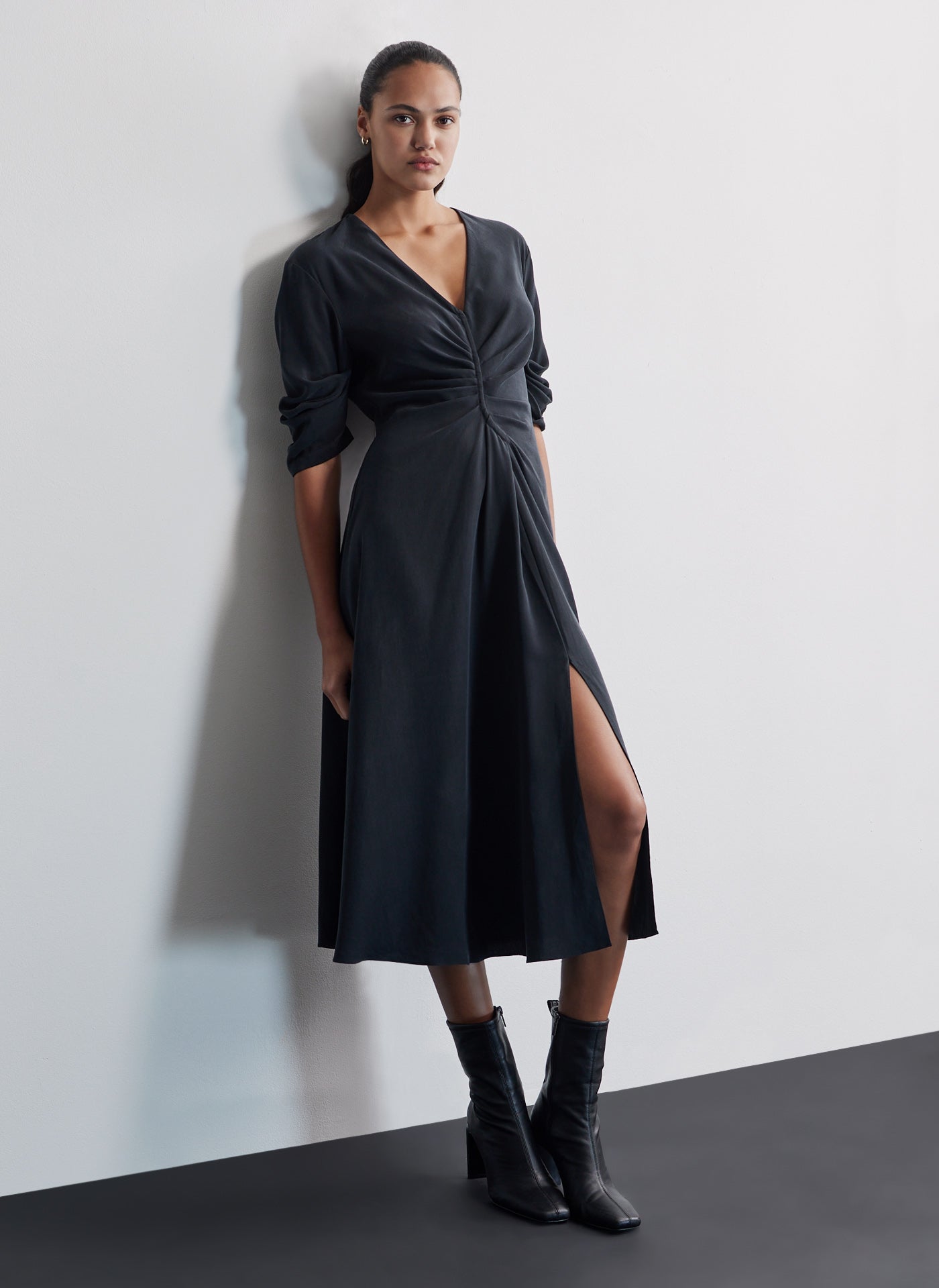 Sexy Black Dress - Strapless Midi Dress - Black Midi Dress - Lulus