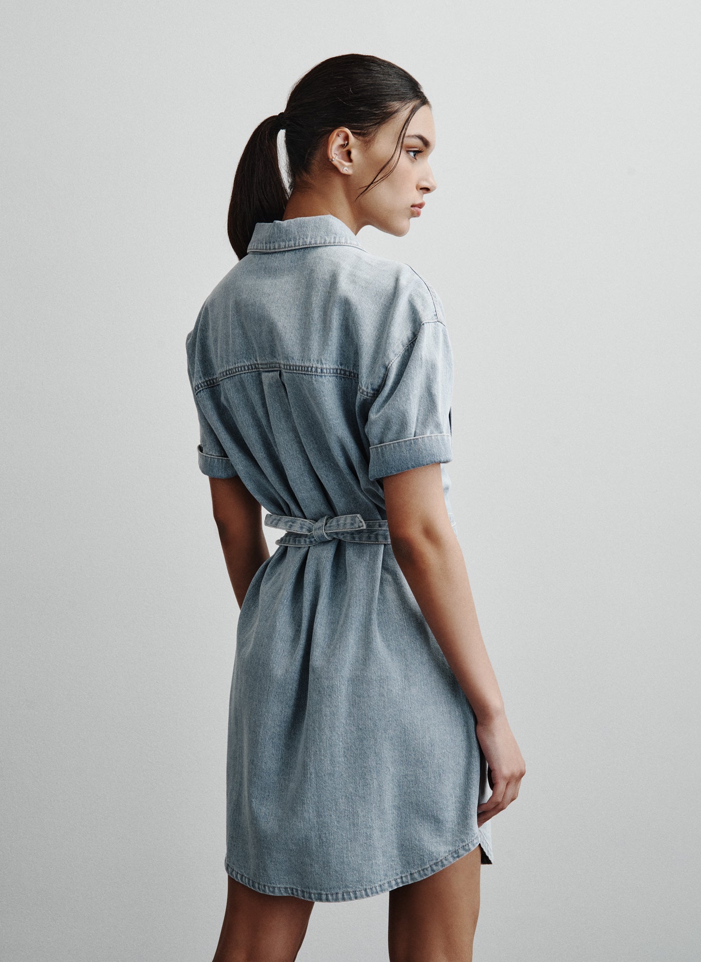 Denim Utility Dress - The Red Thread Boutique