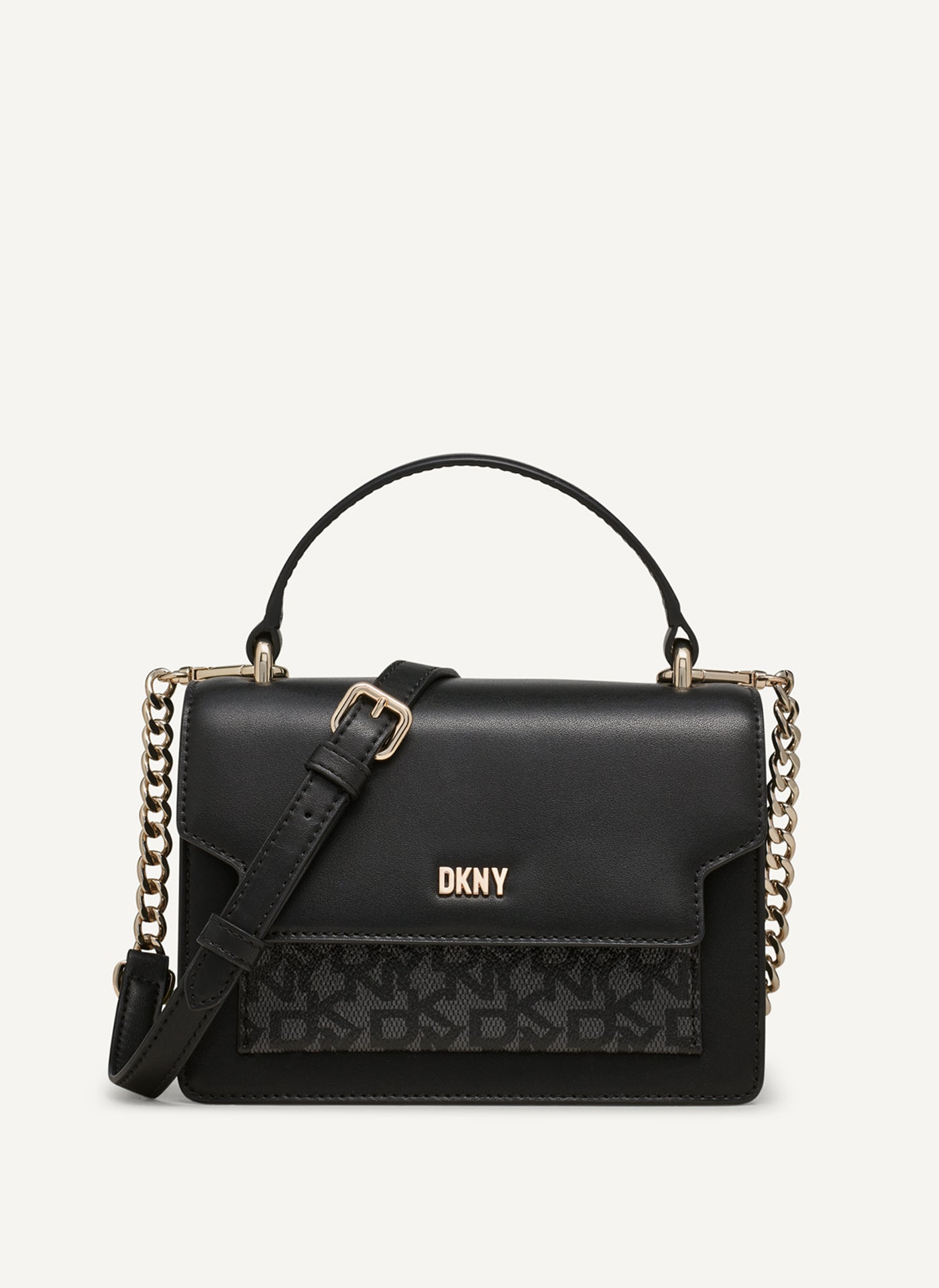 DKNY Millie Cross Body Bag - Light Charcoal/Black/Pebble