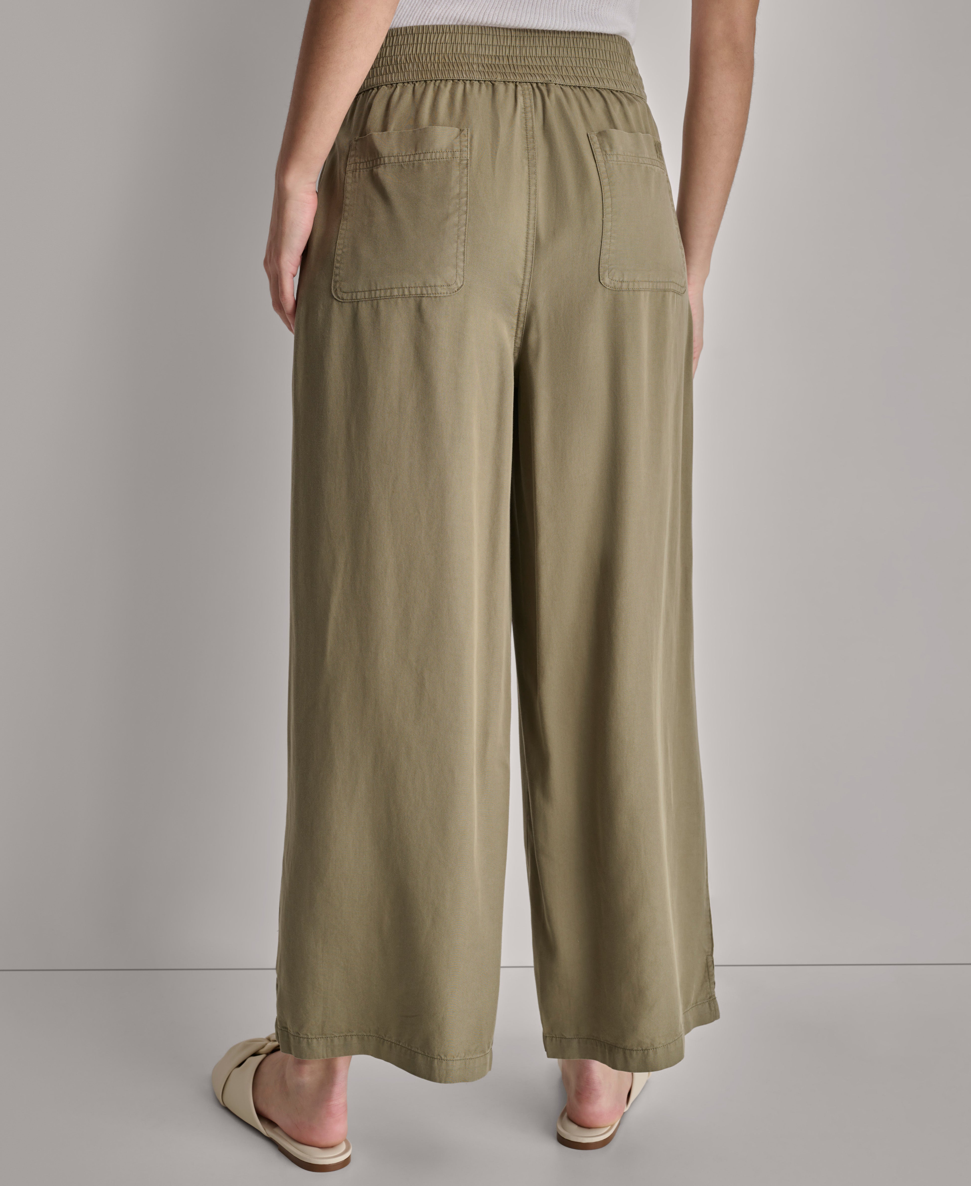 WIDE LEG ANKLE PANT