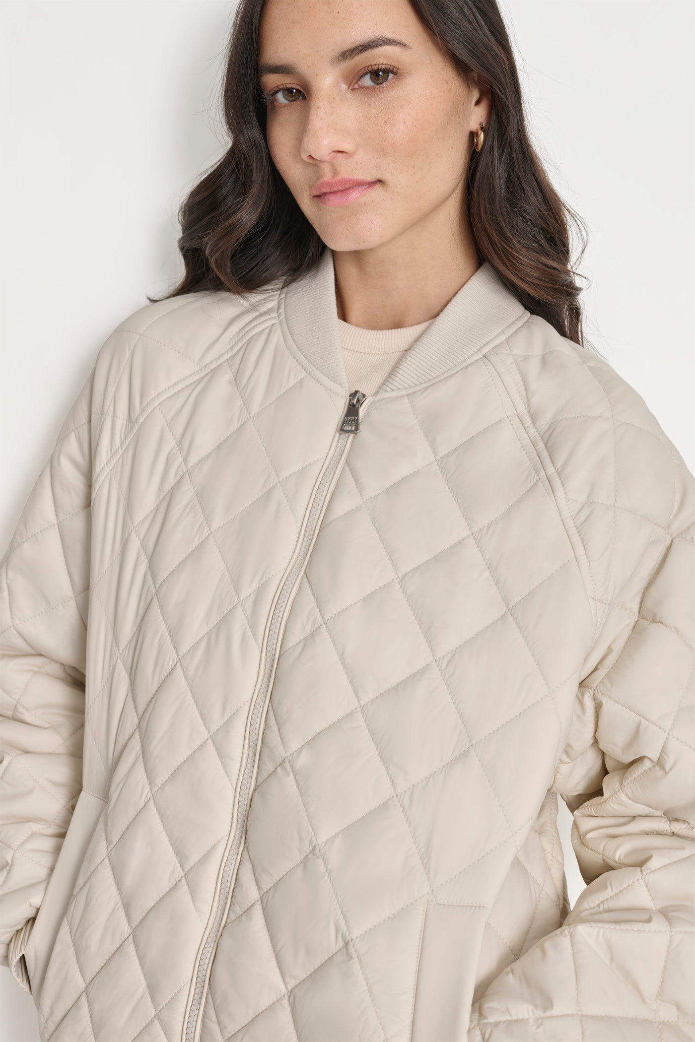 DIAMOND QUILTED BOMBER