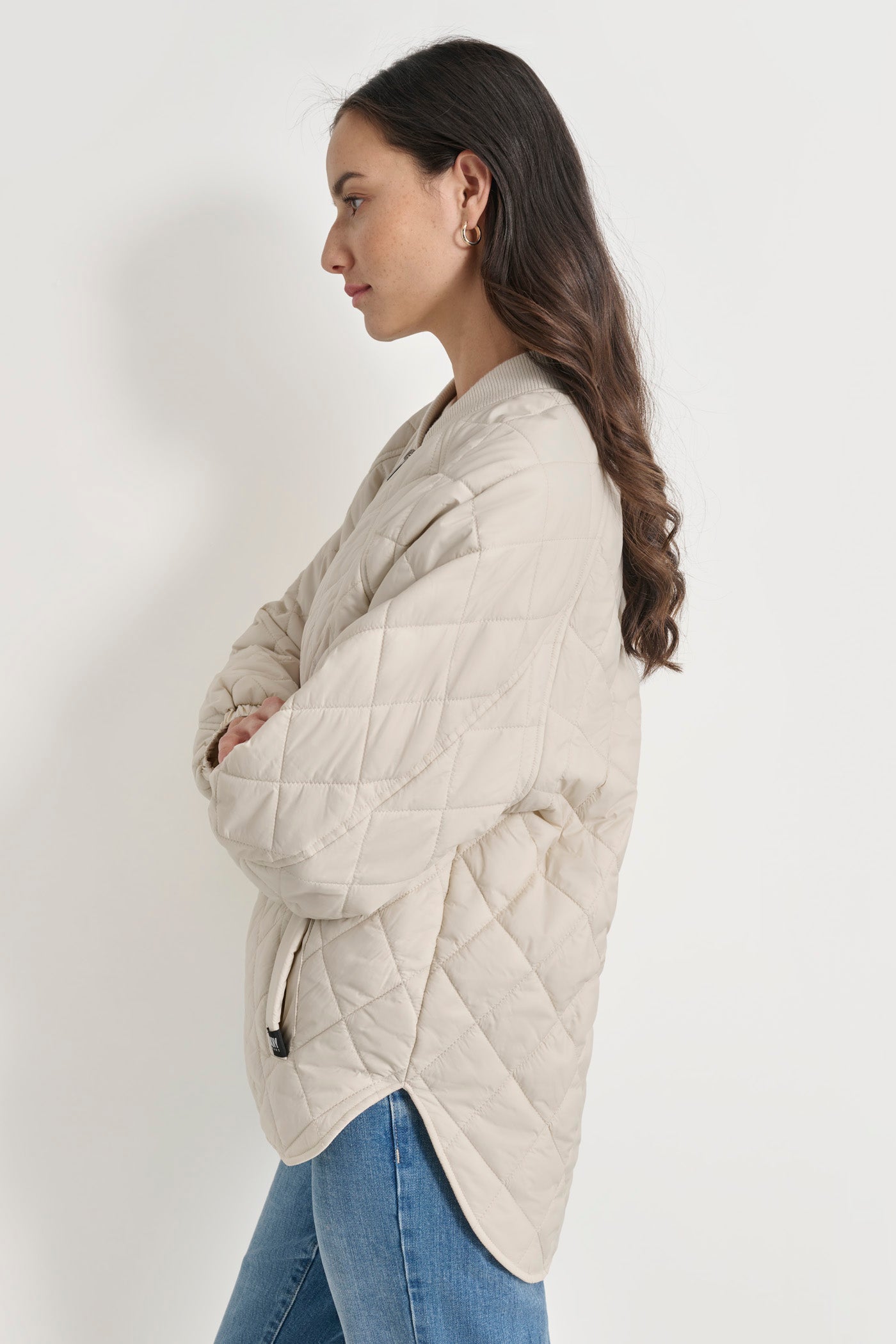 DIAMOND QUILTED BOMBER