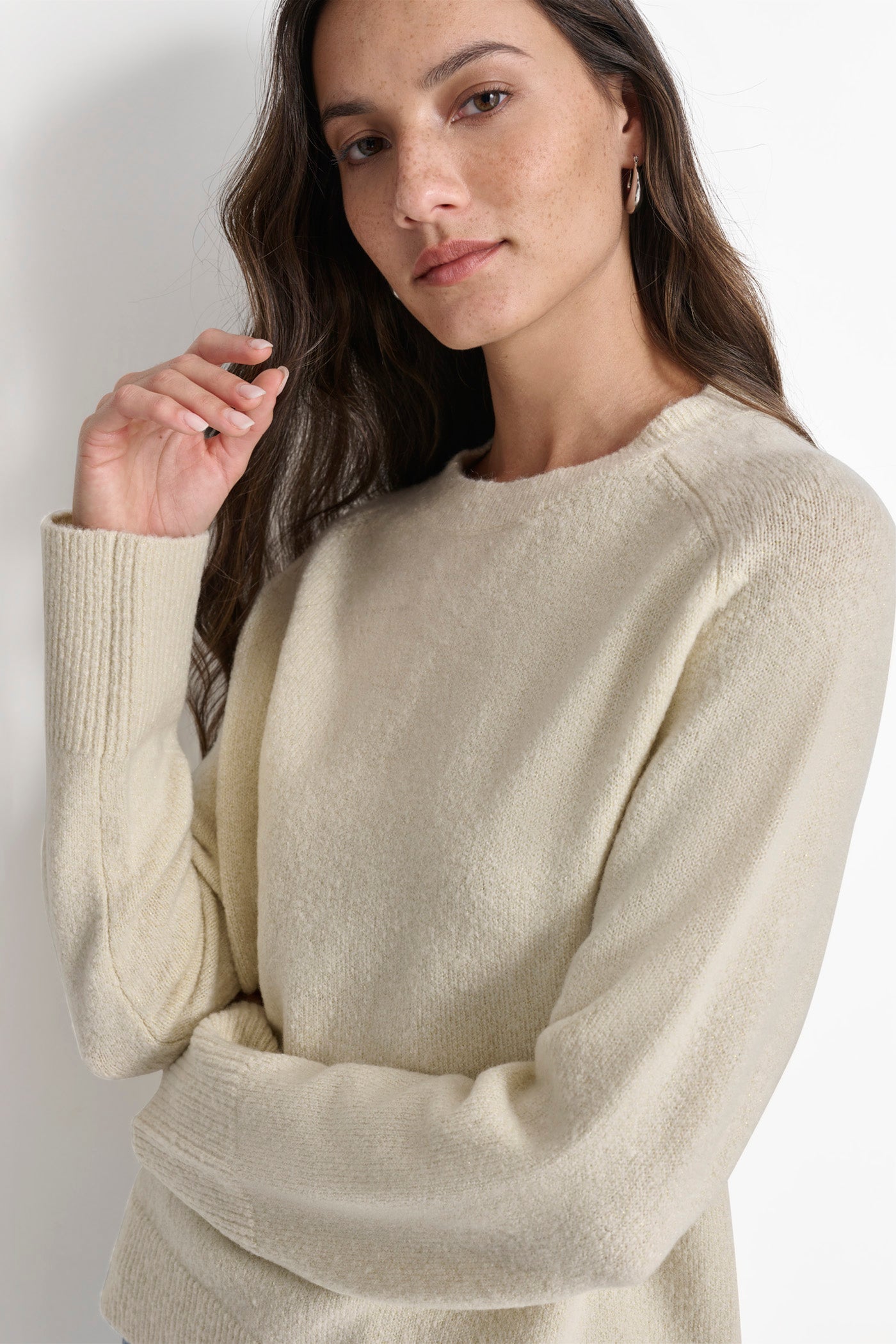 LUREX RAGLAN SLEEVE SWEATER