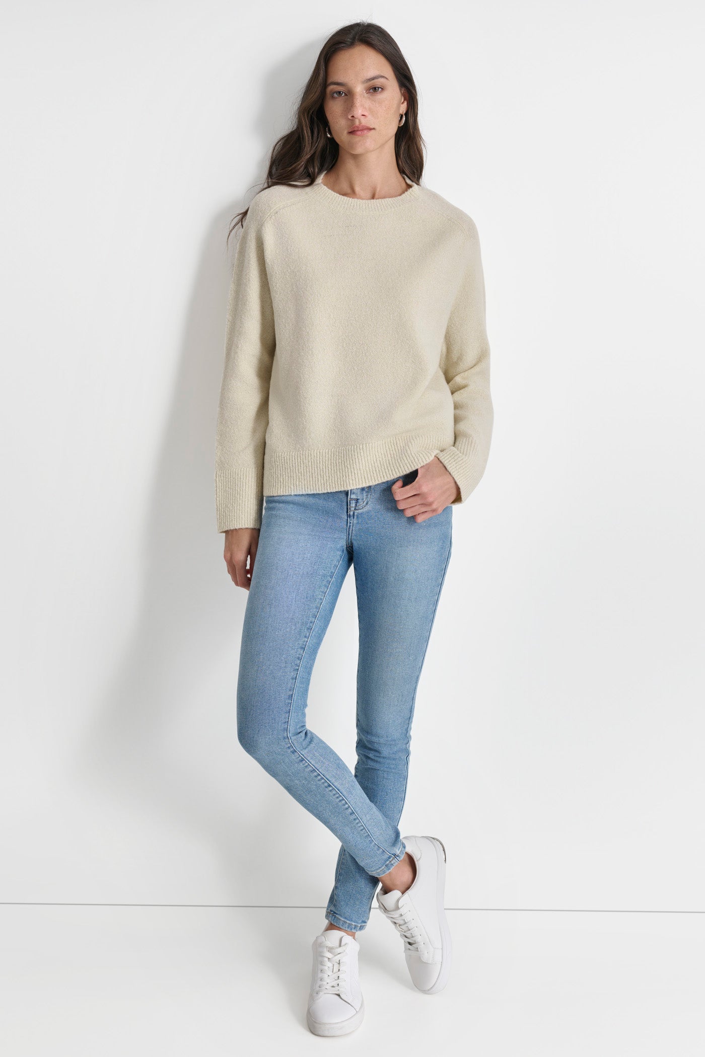 LUREX RAGLAN SLEEVE SWEATER