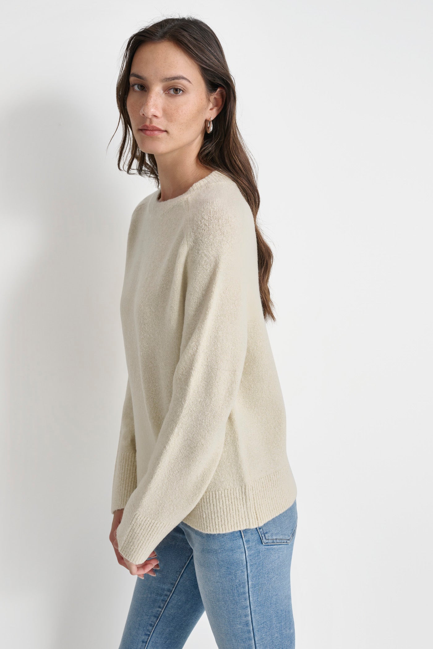 LUREX RAGLAN SLEEVE SWEATER