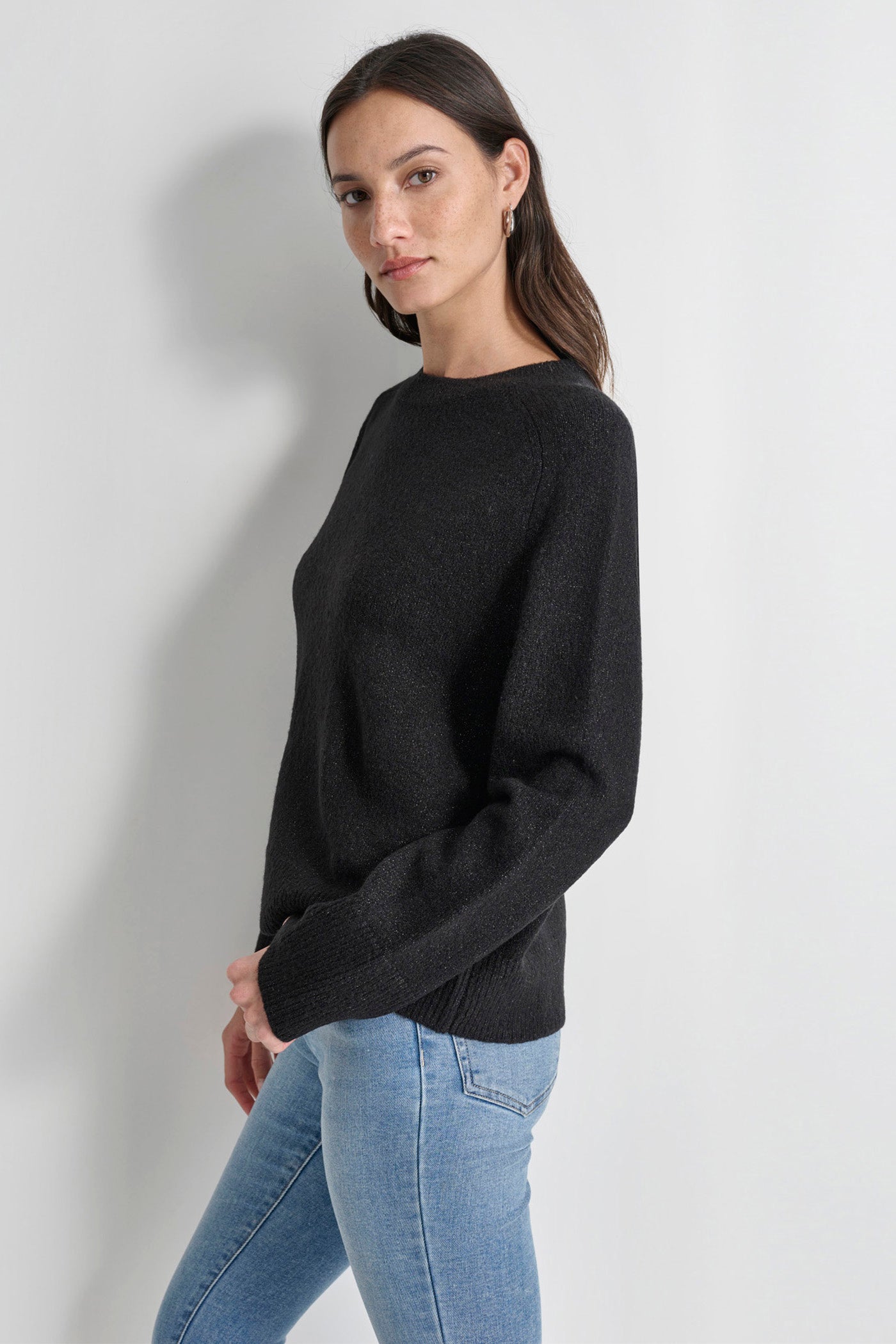 LUREX RAGLAN SLEEVE SWEATER