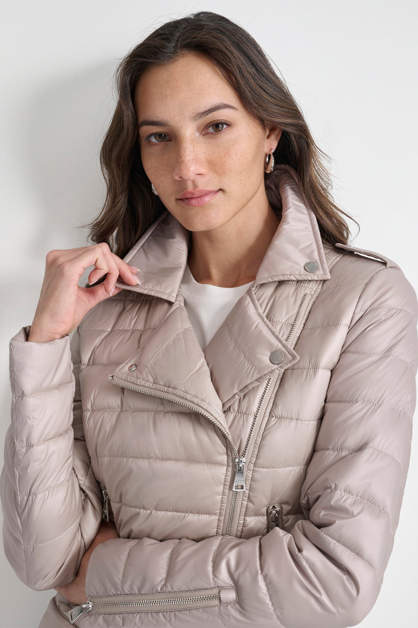 MOTO STYLE PUFFER JACKET