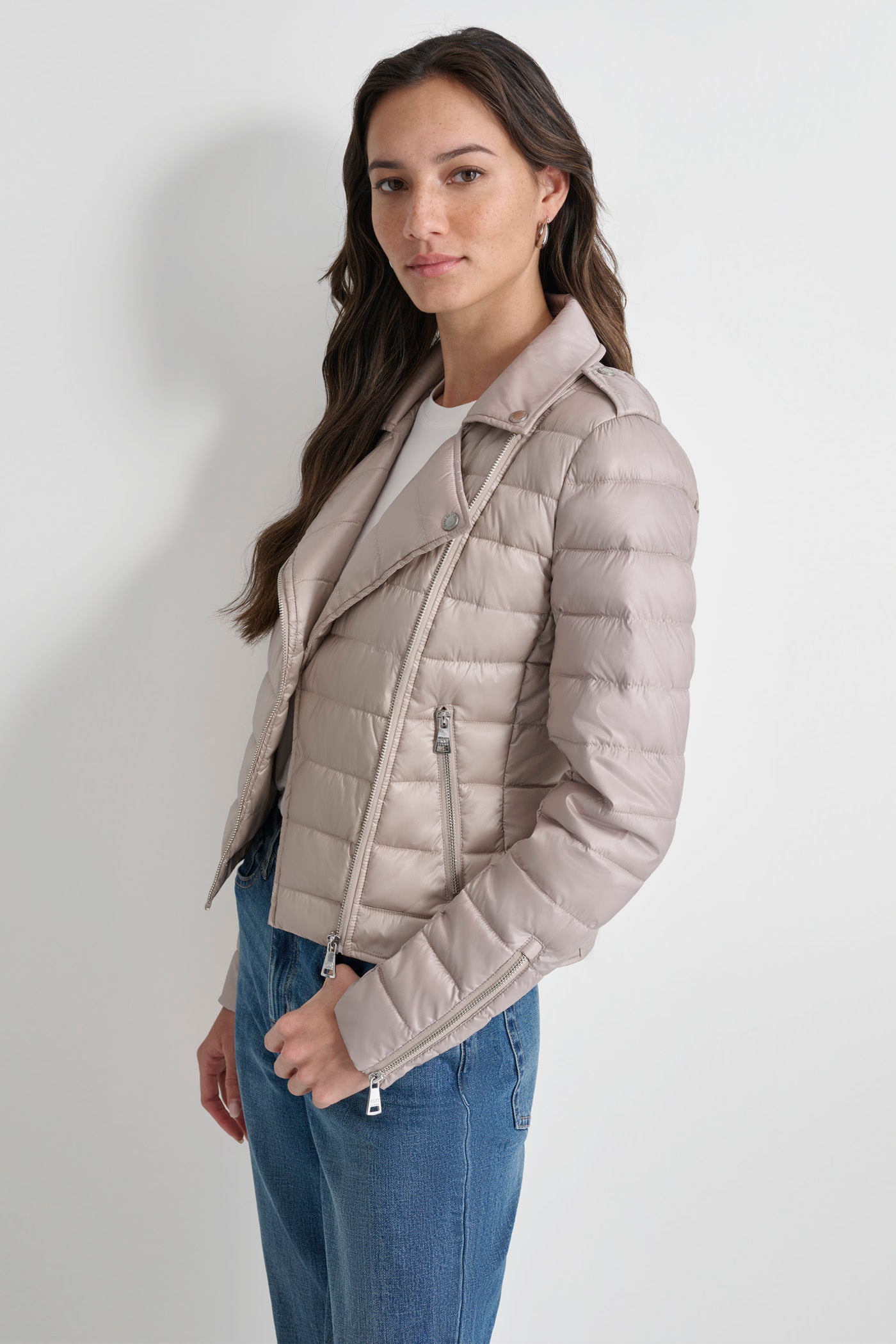 MOTO STYLE PUFFER JACKET