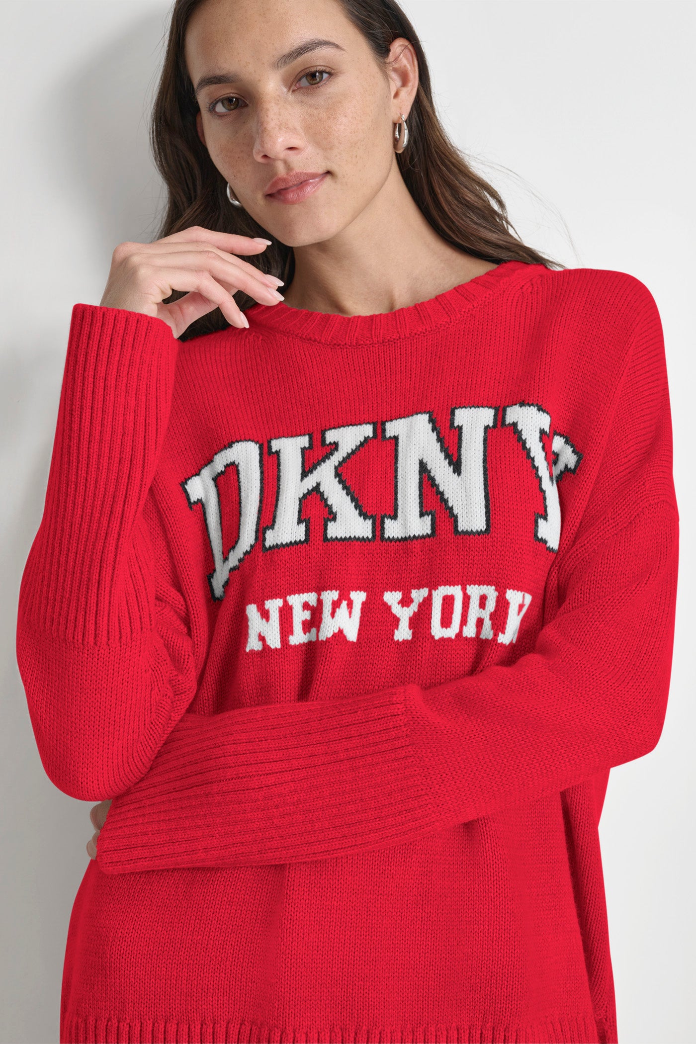 VARSITY LOGO SWEATER