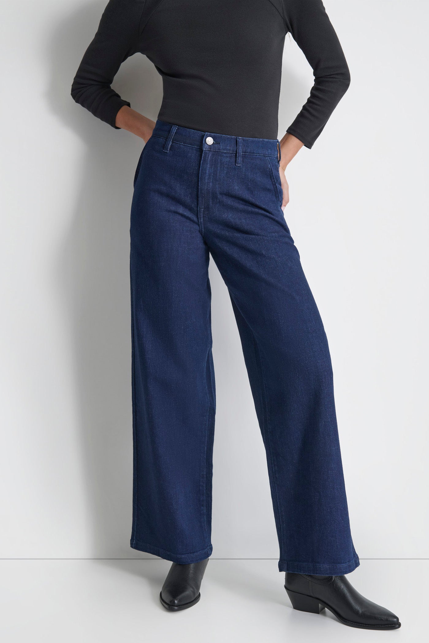 HIGH RISE WIDE LEG TROUSER