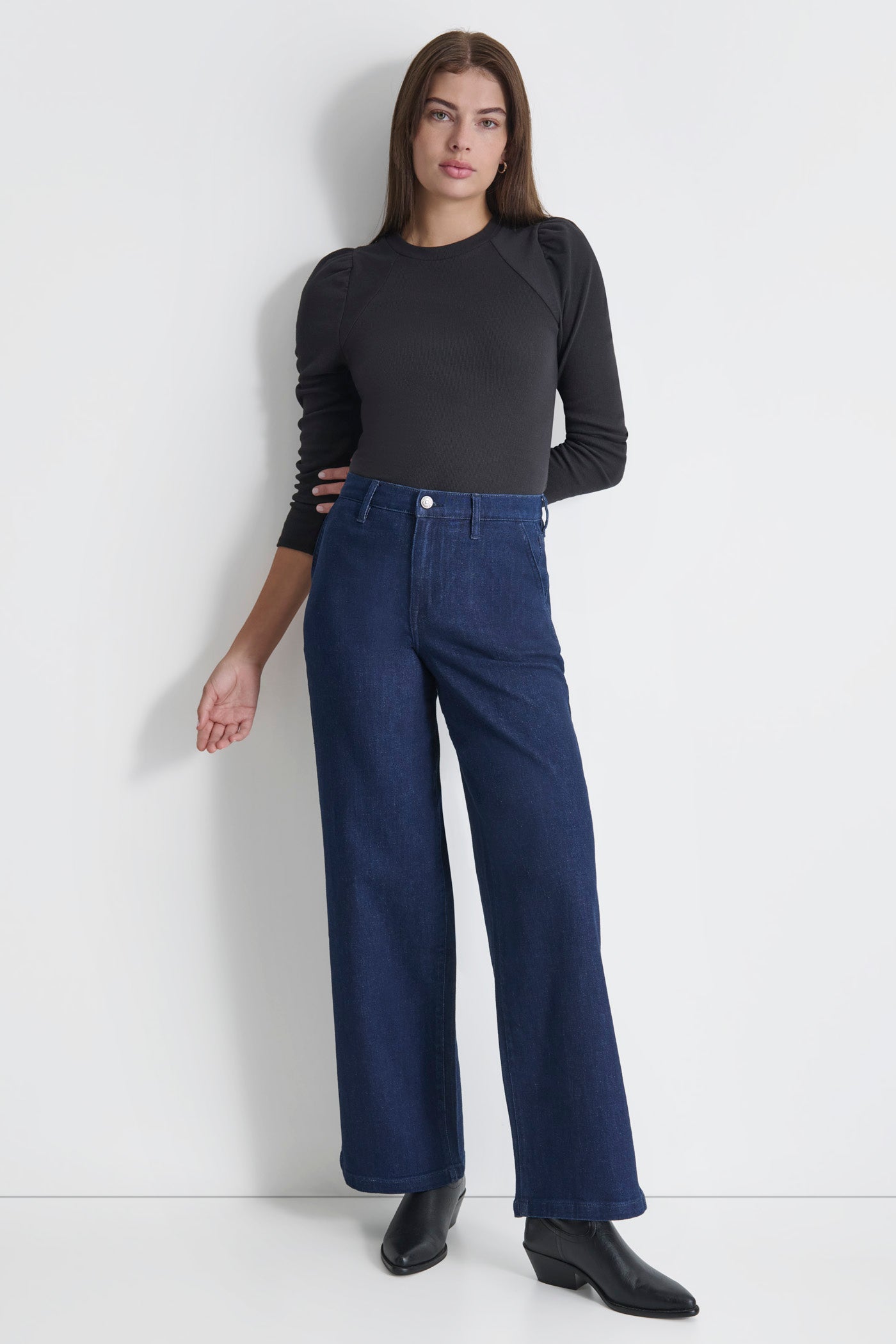 HIGH RISE WIDE LEG TROUSER