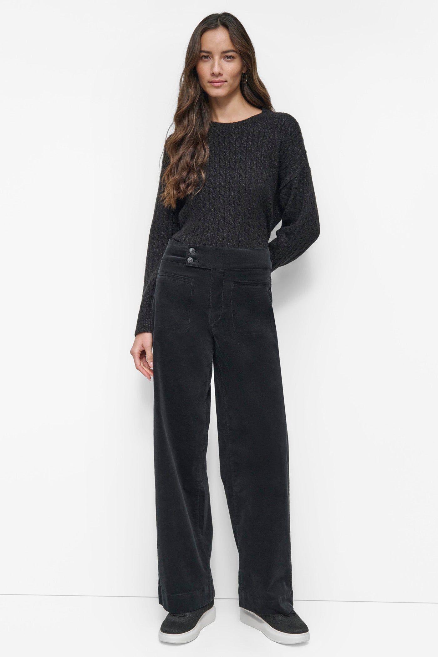 CORDUROY WIDE LEG PANT