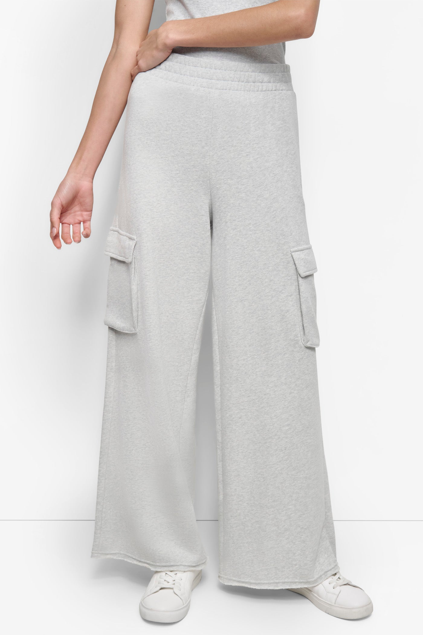 CARGO WIDE LEG PANTS DKNY