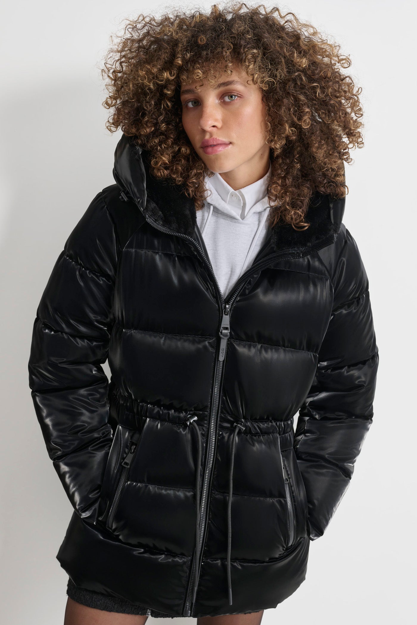 MID LENGTH LUSH PUFFER JACKET