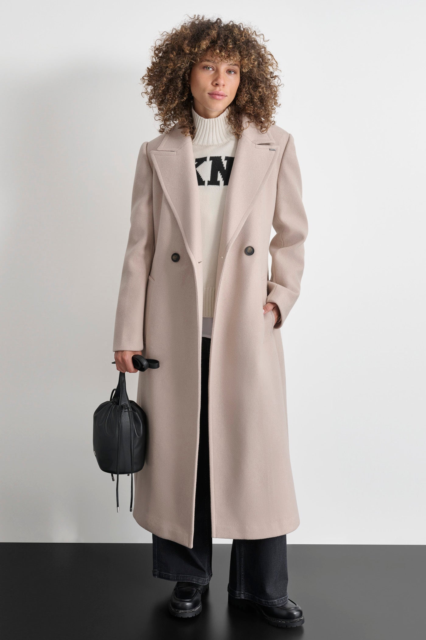 WOOL WRAP COAT