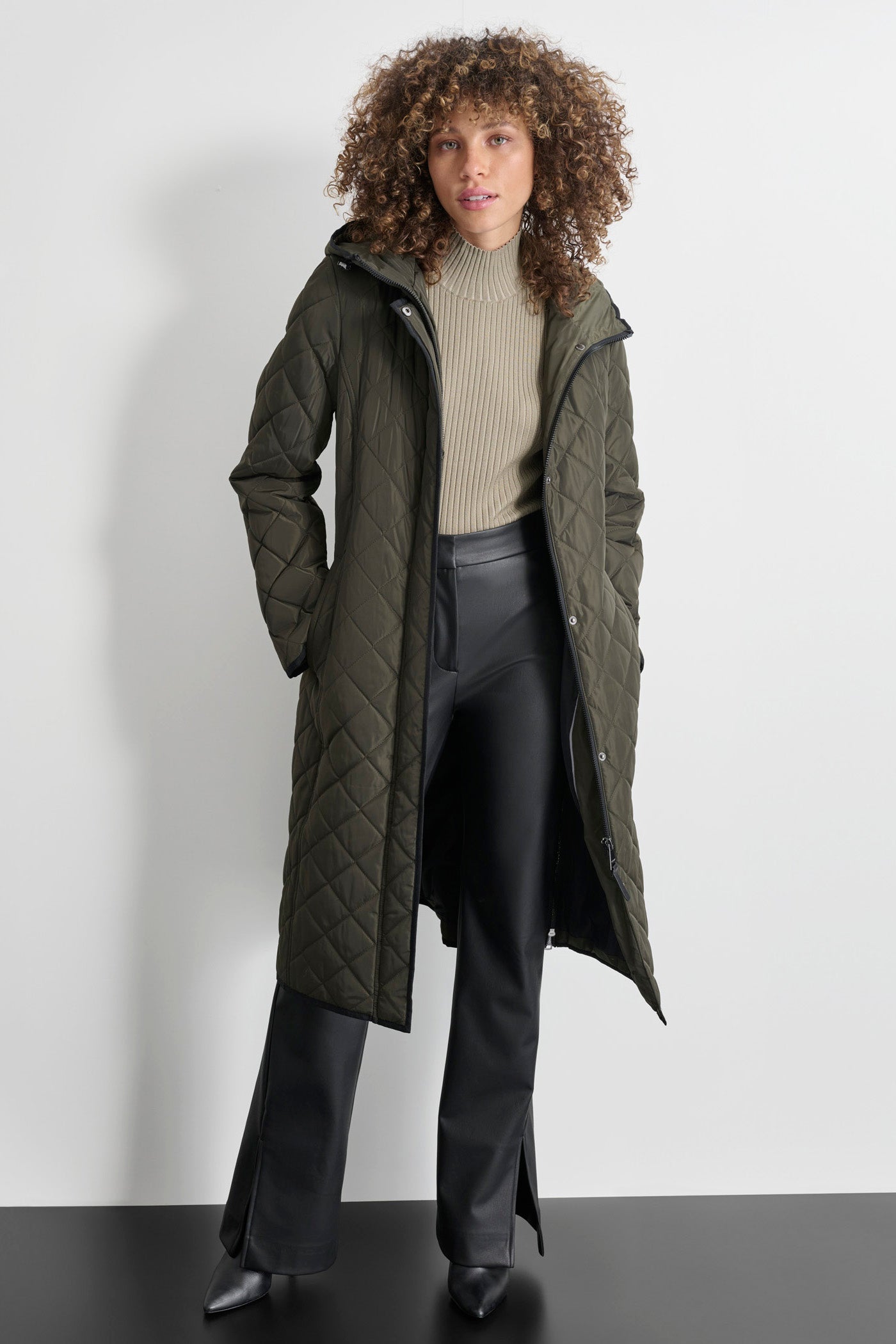 Dkny long coat on sale