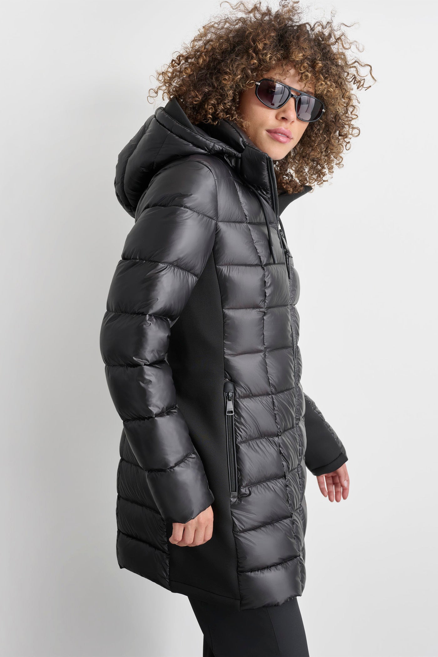 BOX QUILT LONG PUFFER