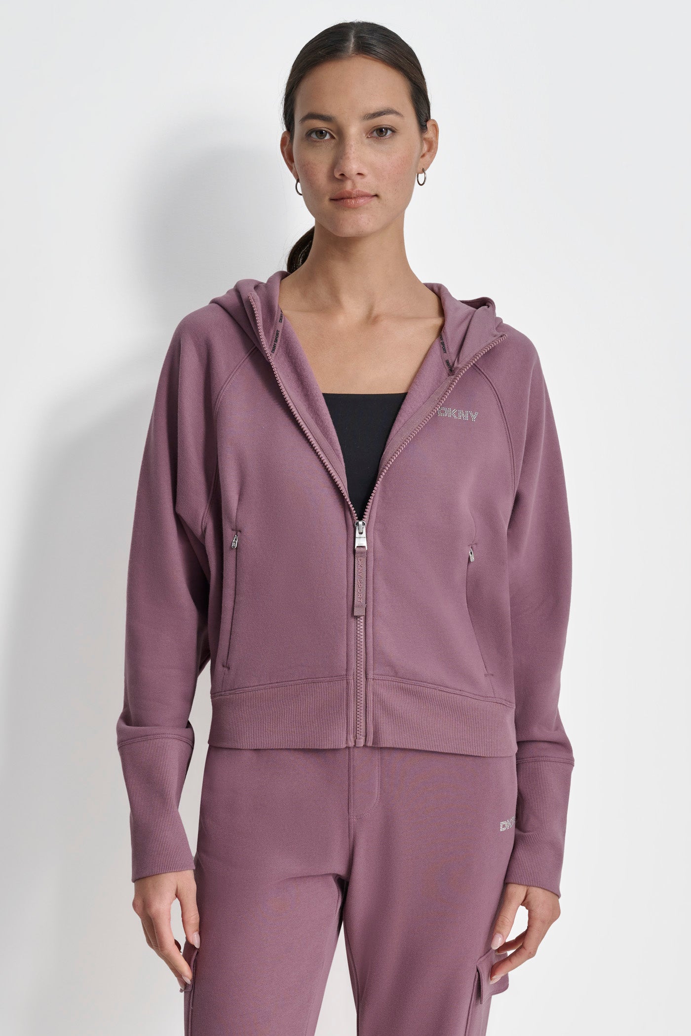 Dkny zip hoodie best sale