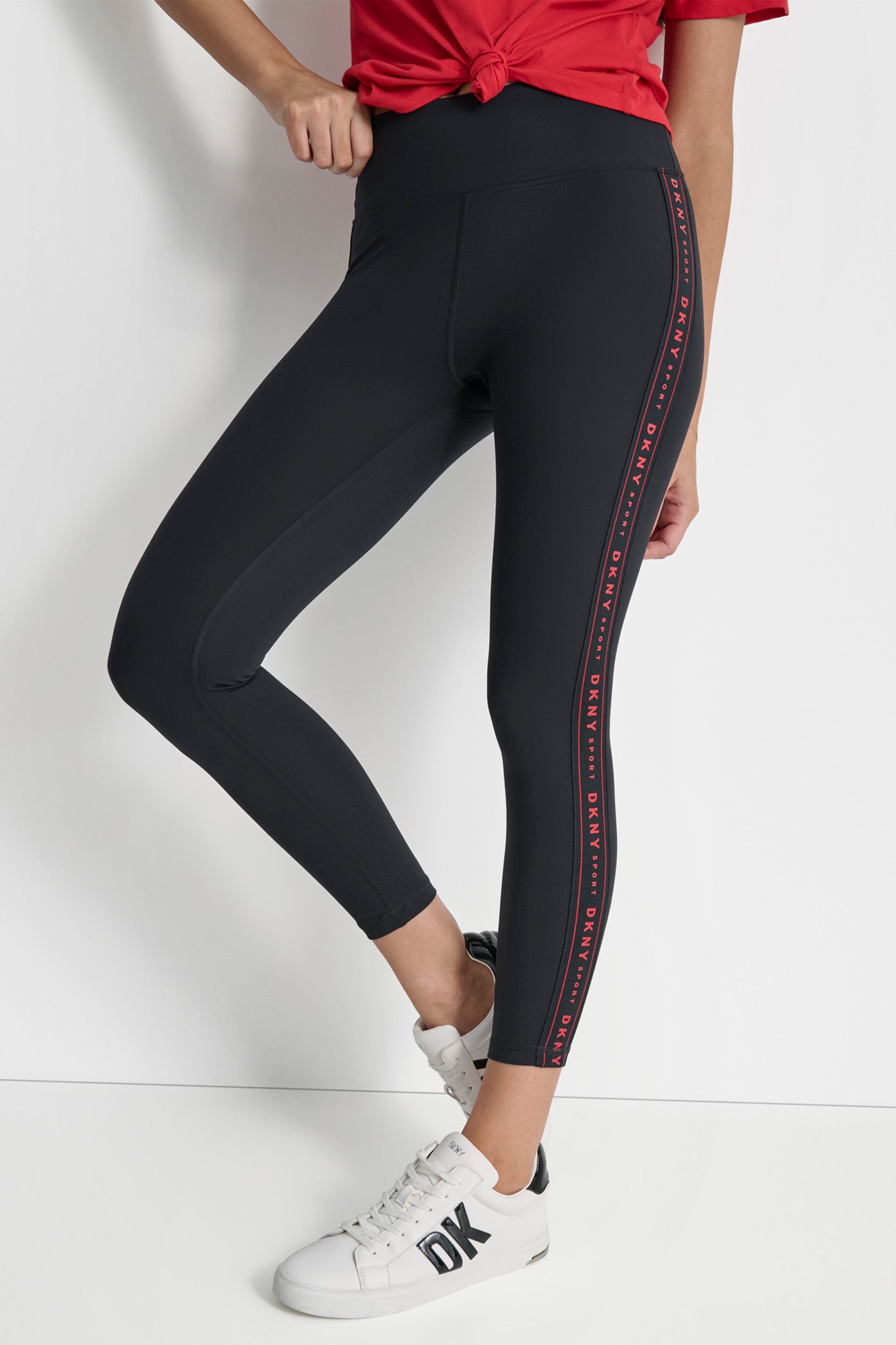 HIGH WAIST 7/8 LOGO TAPE LEGGINGS