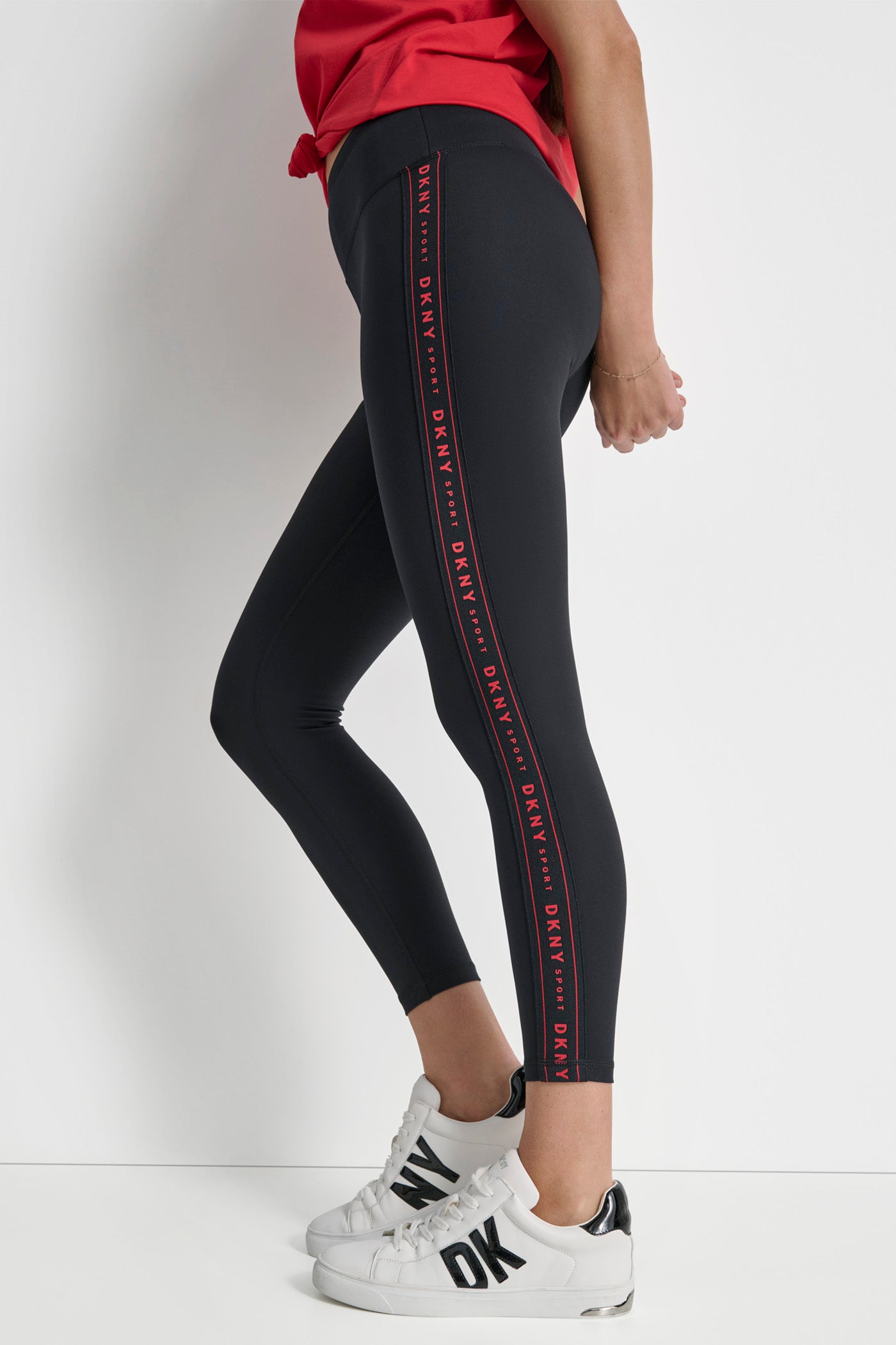 HIGH WAIST 7/8 LOGO TAPE LEGGINGS