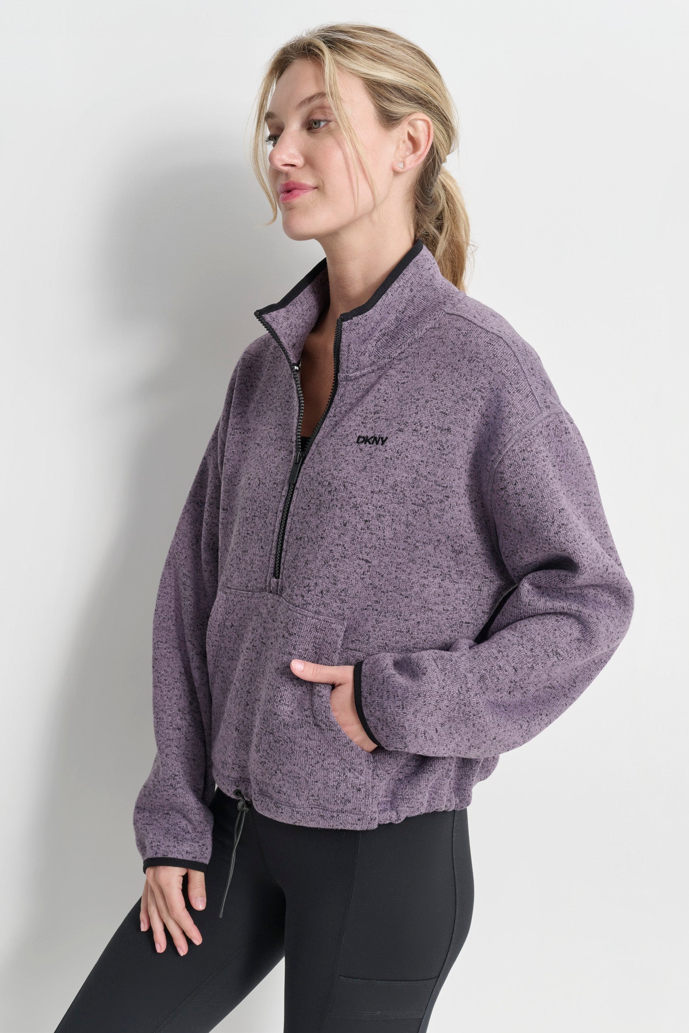 HALF ZIP FLEECE PULLOVER