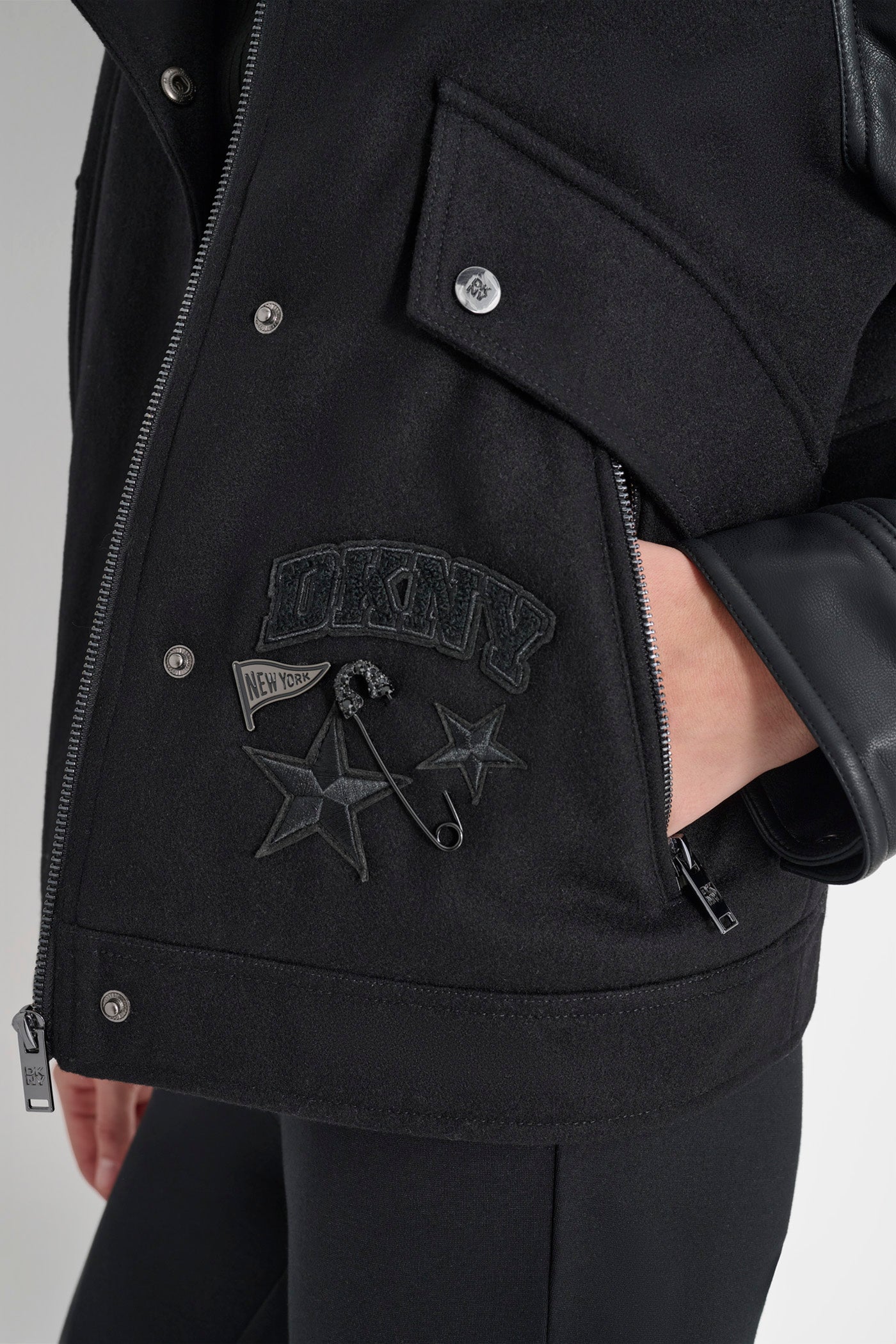 MIX MEDIA PATCH JACKET