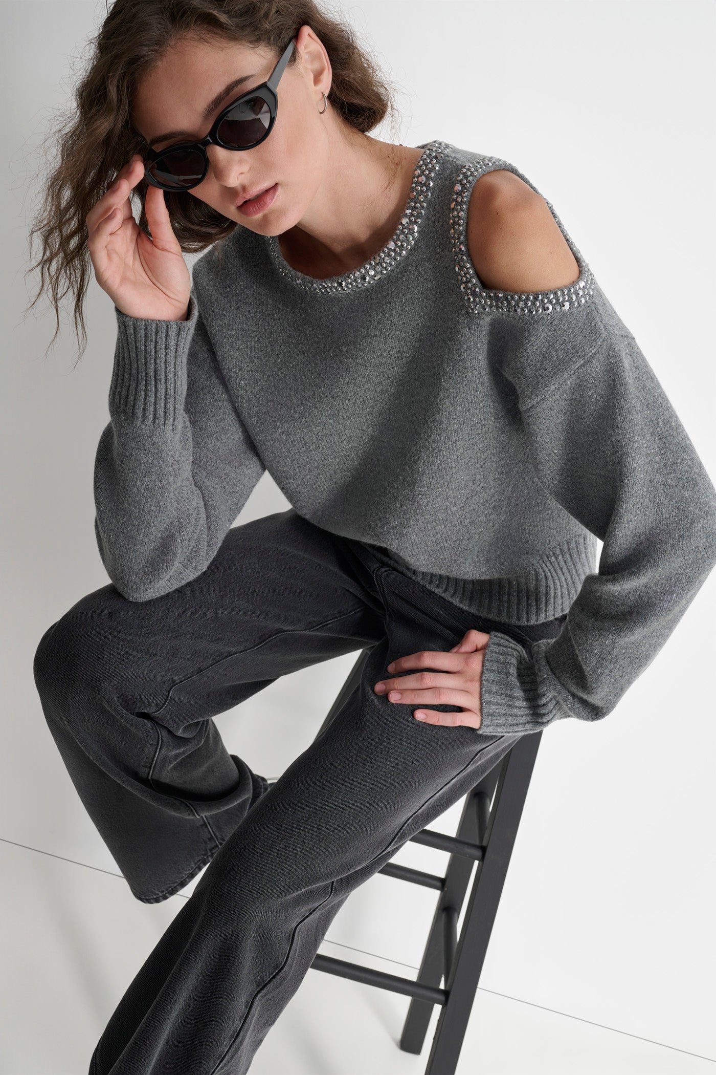 Dkny grey sweater best sale