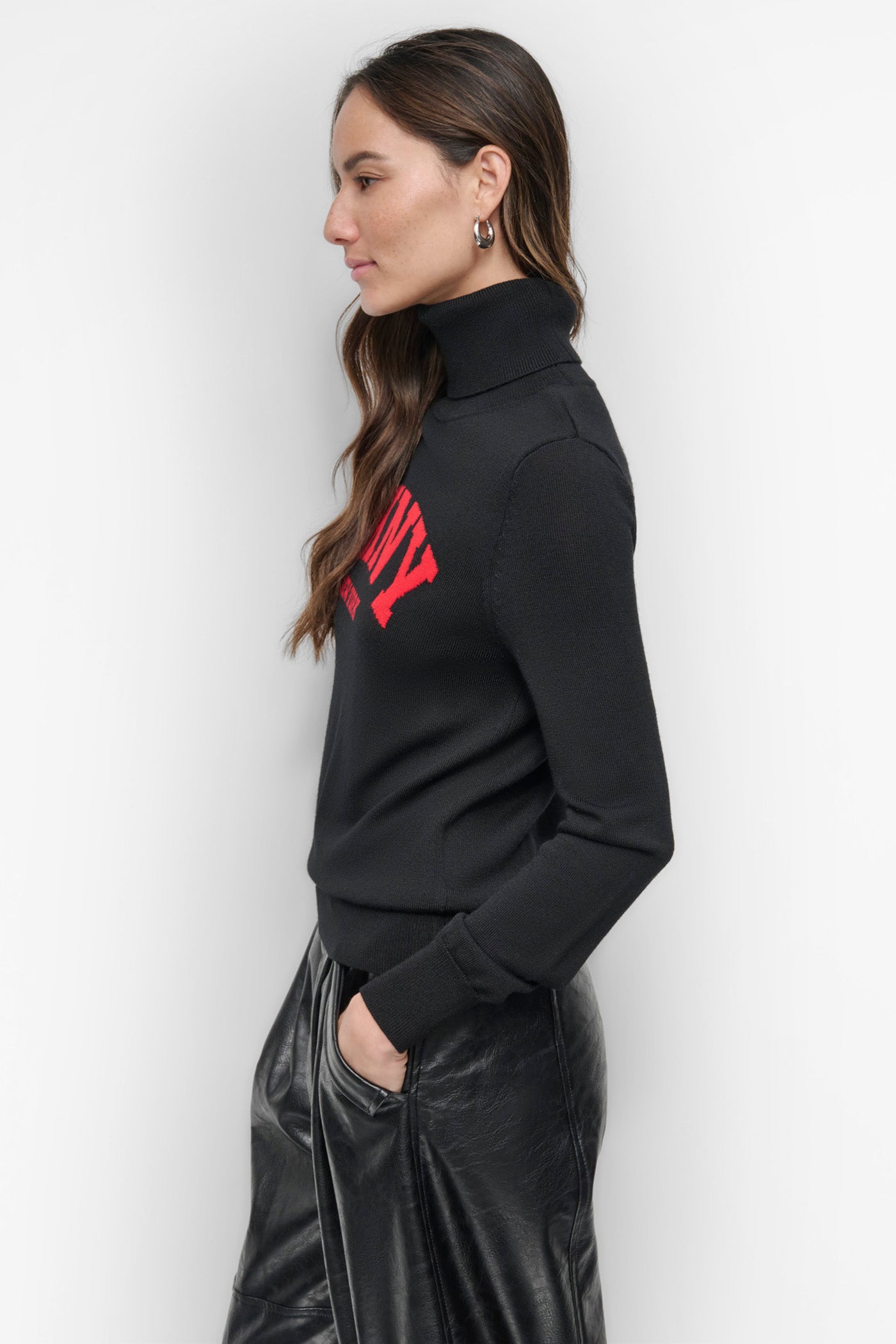 LOGO TURTLENECK SWEATER