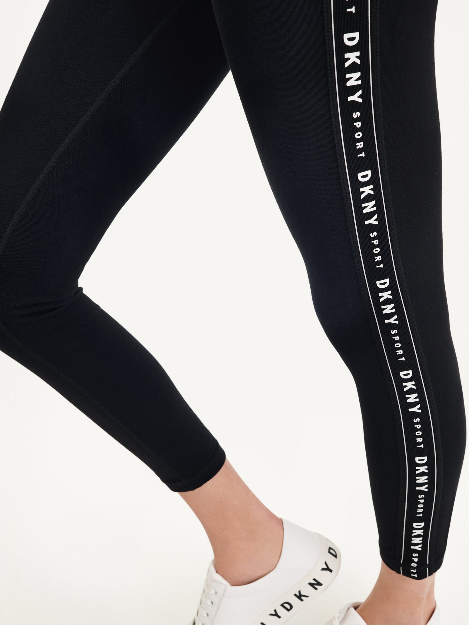 DKNY Women's Medallion Logo Leggings Black Size XS New | eBay