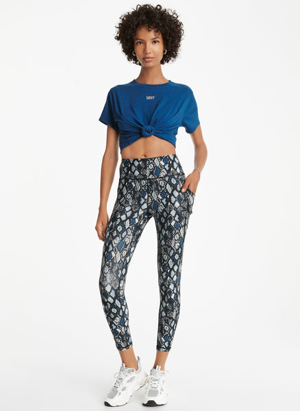 PRINTED HIGH WAIST 7/8 LEGGINGS