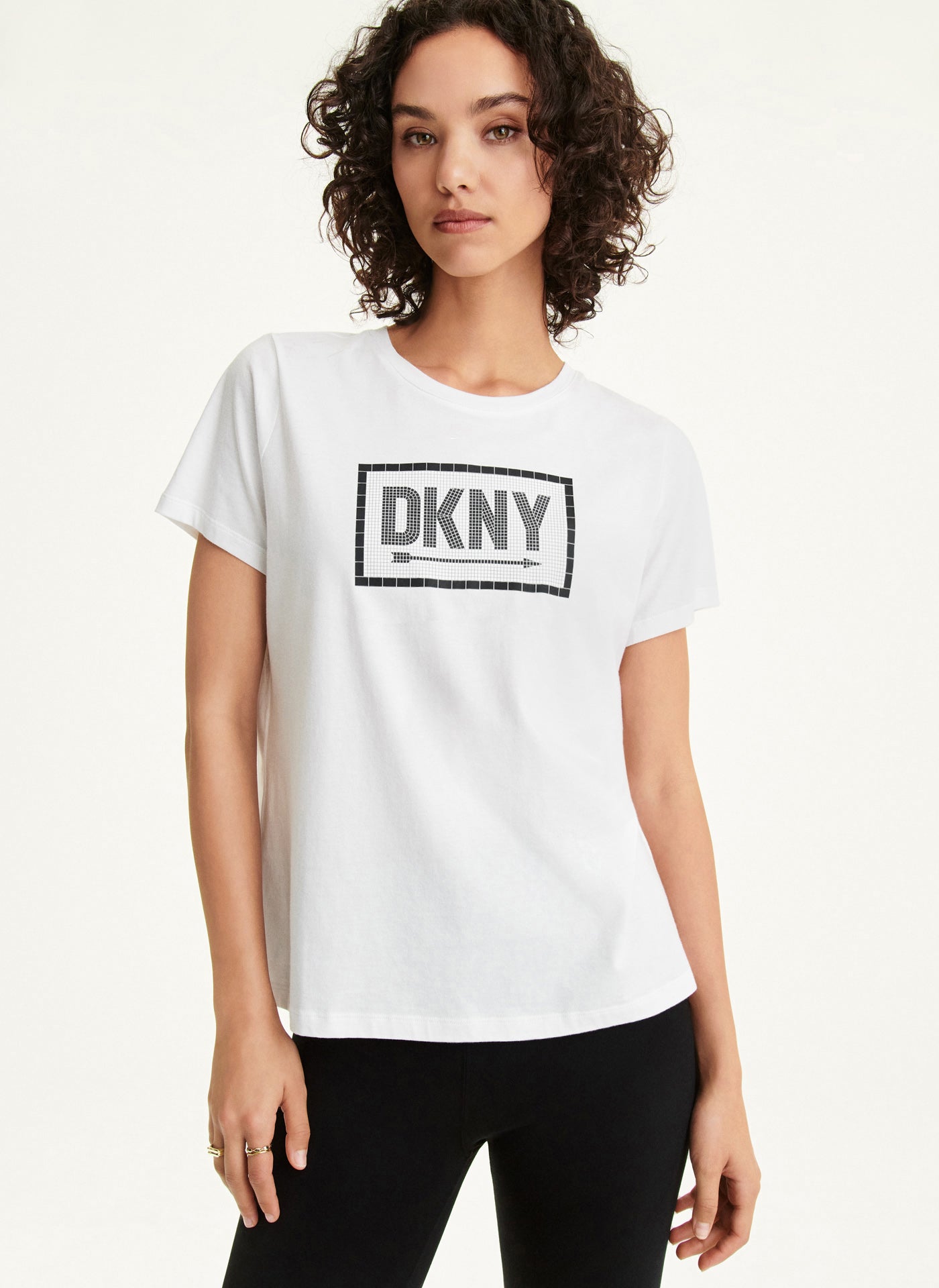 DKNY Kids' Logo Tulle Frill Sweatshirt, Black at John Lewis & Partners
