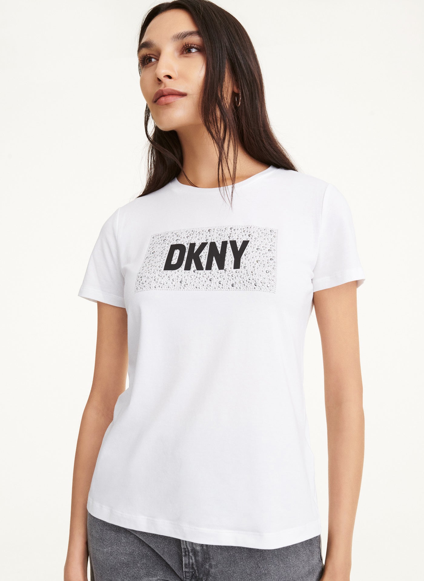 Women's DKNY Sport Logo Short Sleeve T-Shirt DP3T8865 Pink | eBay