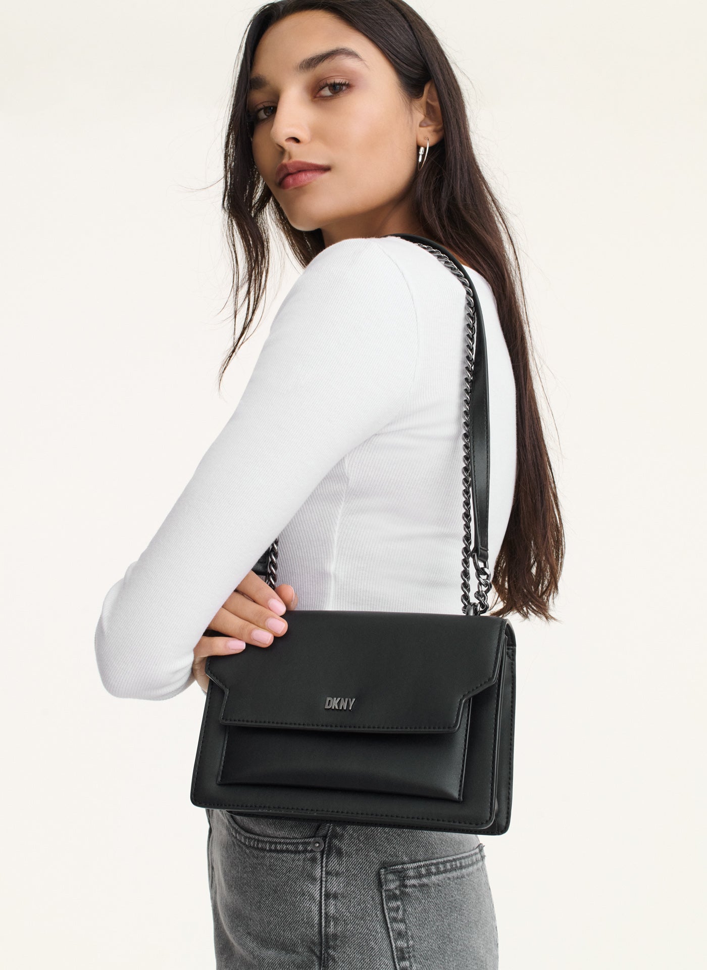 Millie Flap Leather Shoulder Crossbody