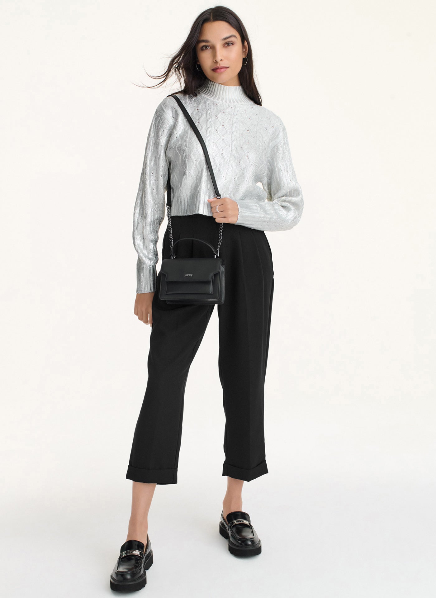 Millie Leather Top Handle Crossbody